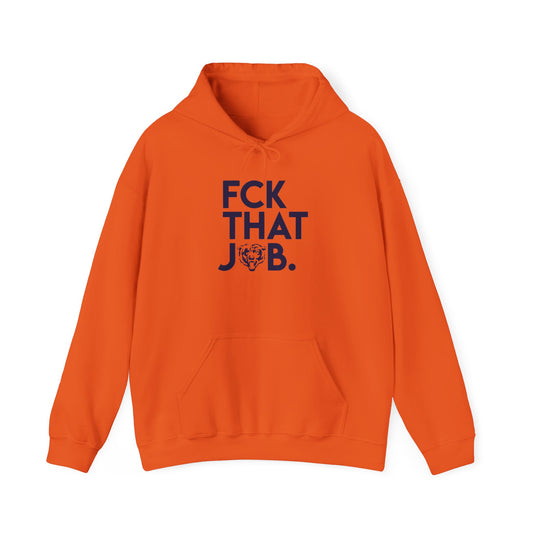 FCK THAT JOB™ BEARS LIMITED EDITION HOODIE ORANGE