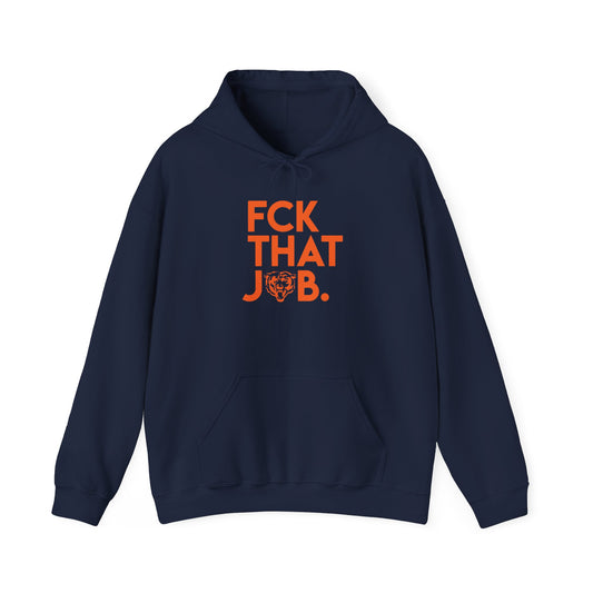 FCK THAT JOB™ BEARS LIMITED EDITION HOODIE BLUE